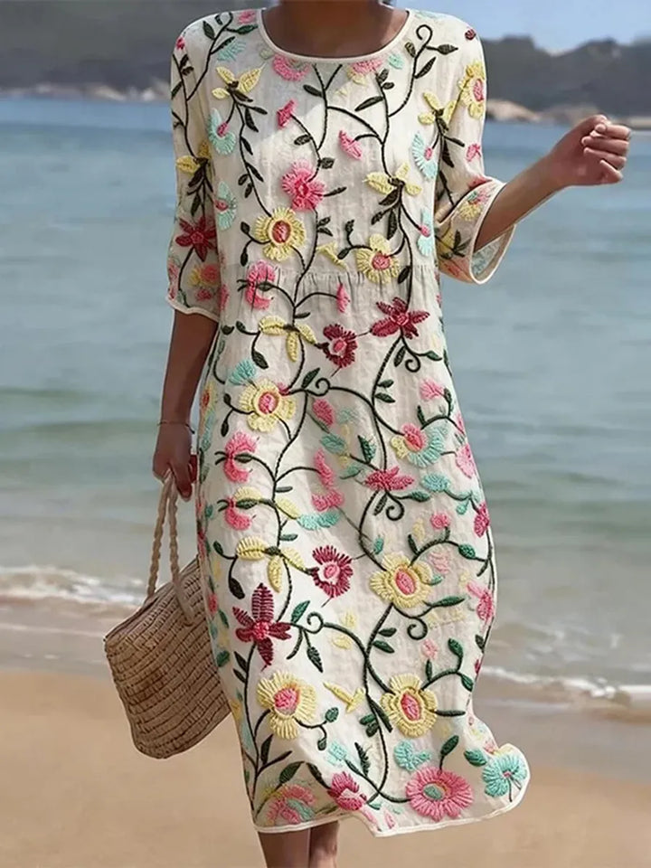 Raquel | Vintage Embroidered Dress