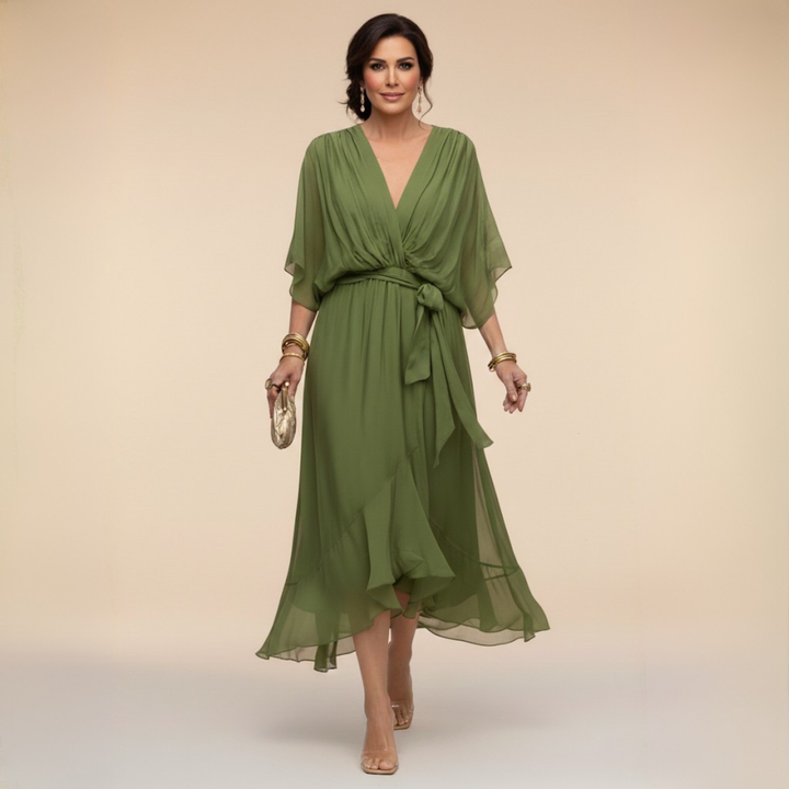 Monica V-Neck Dress
