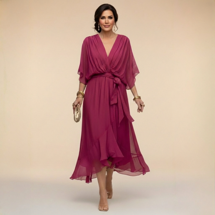 Monica V-Neck Dress