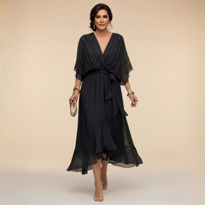 Monica V-Neck Dress