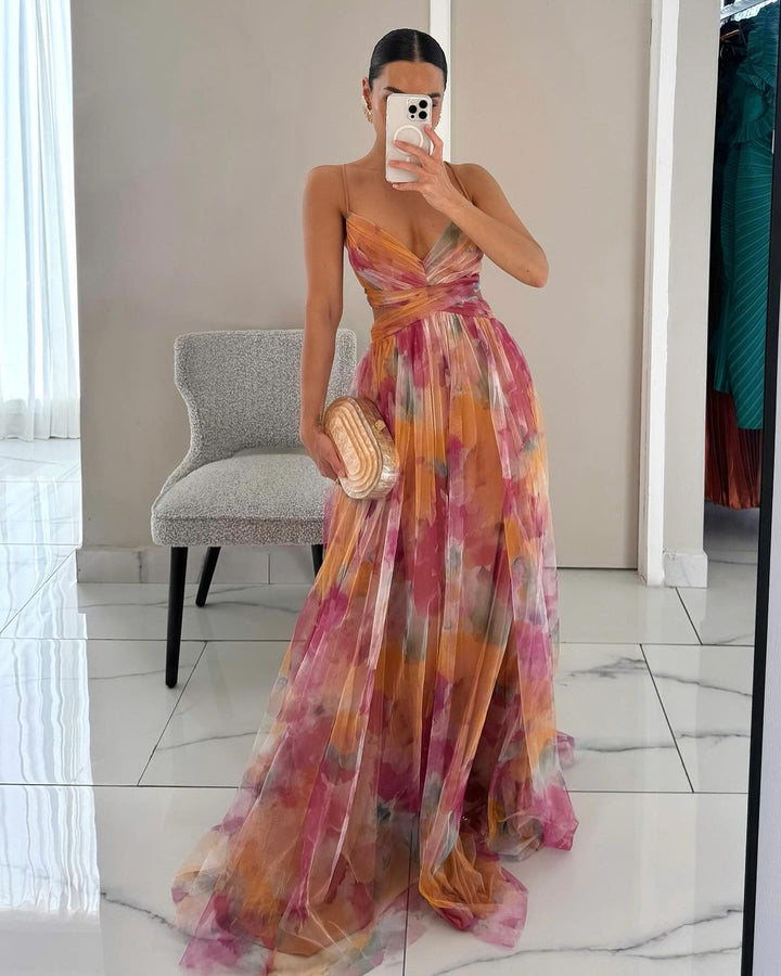 Giselle – Enchanting Floral Maxi Dress