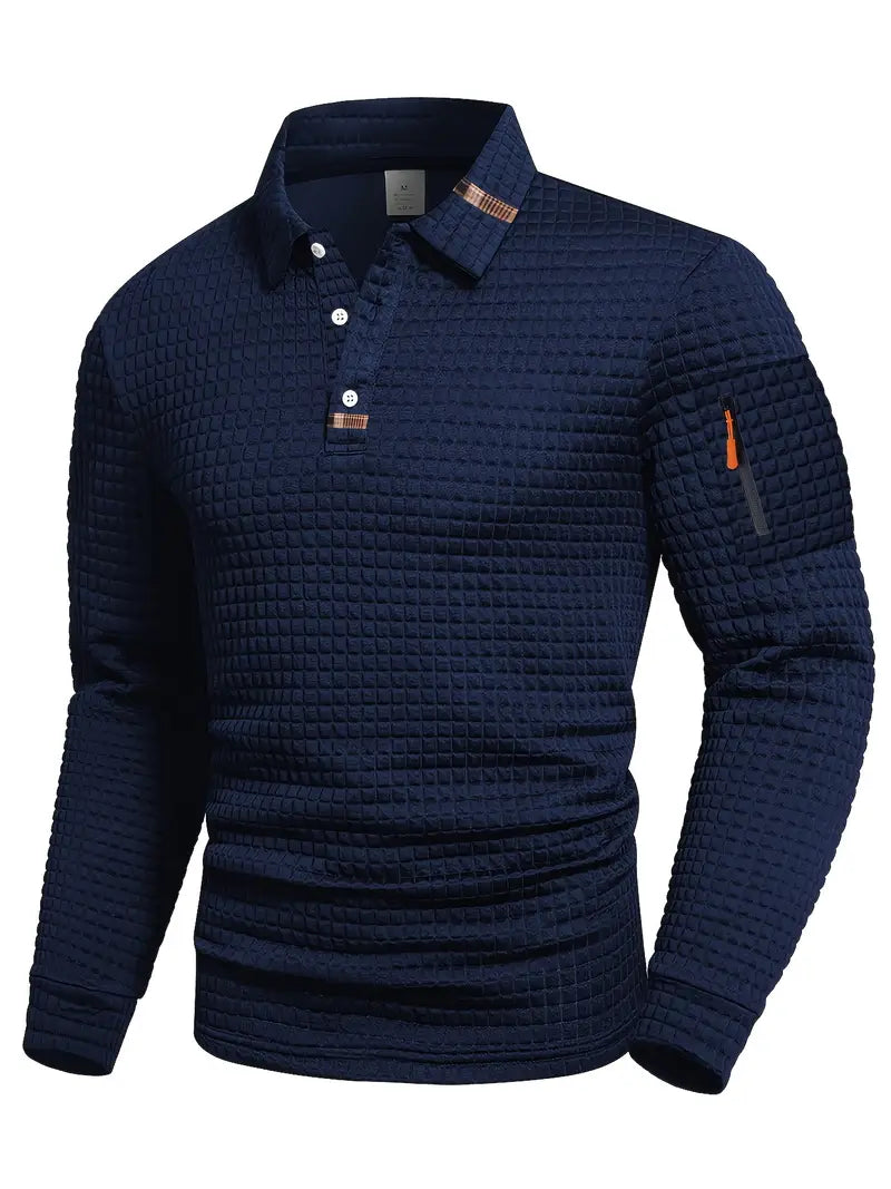 Aaron™ | Classic Polo Shirt with Sleeve Pocket
