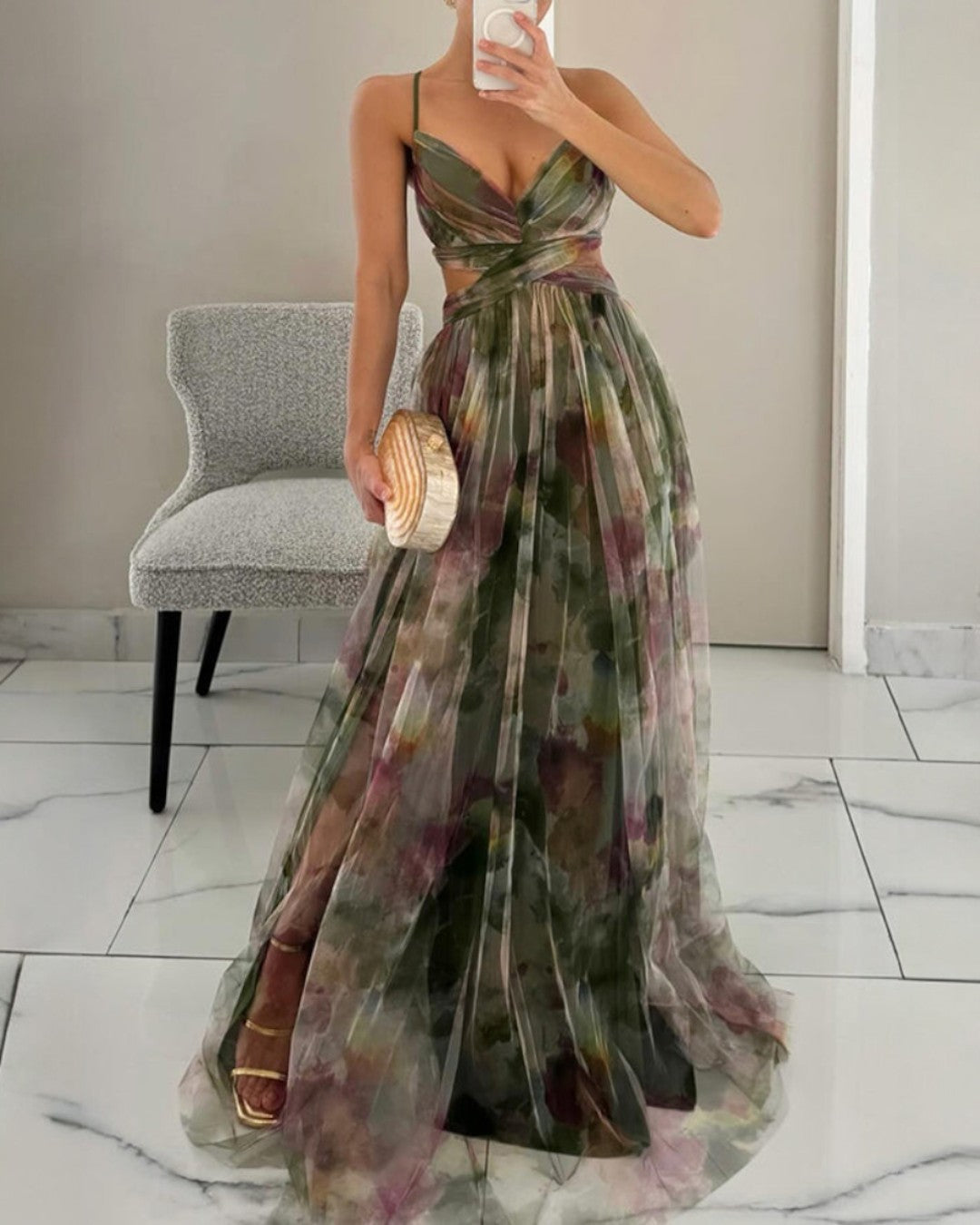 Giselle – Enchanting Floral Maxi Dress