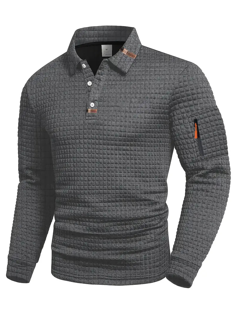 Aaron™ | Classic Polo Shirt with Sleeve Pocket