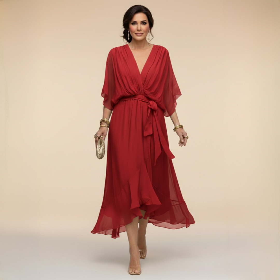 Monica V-Neck Dress