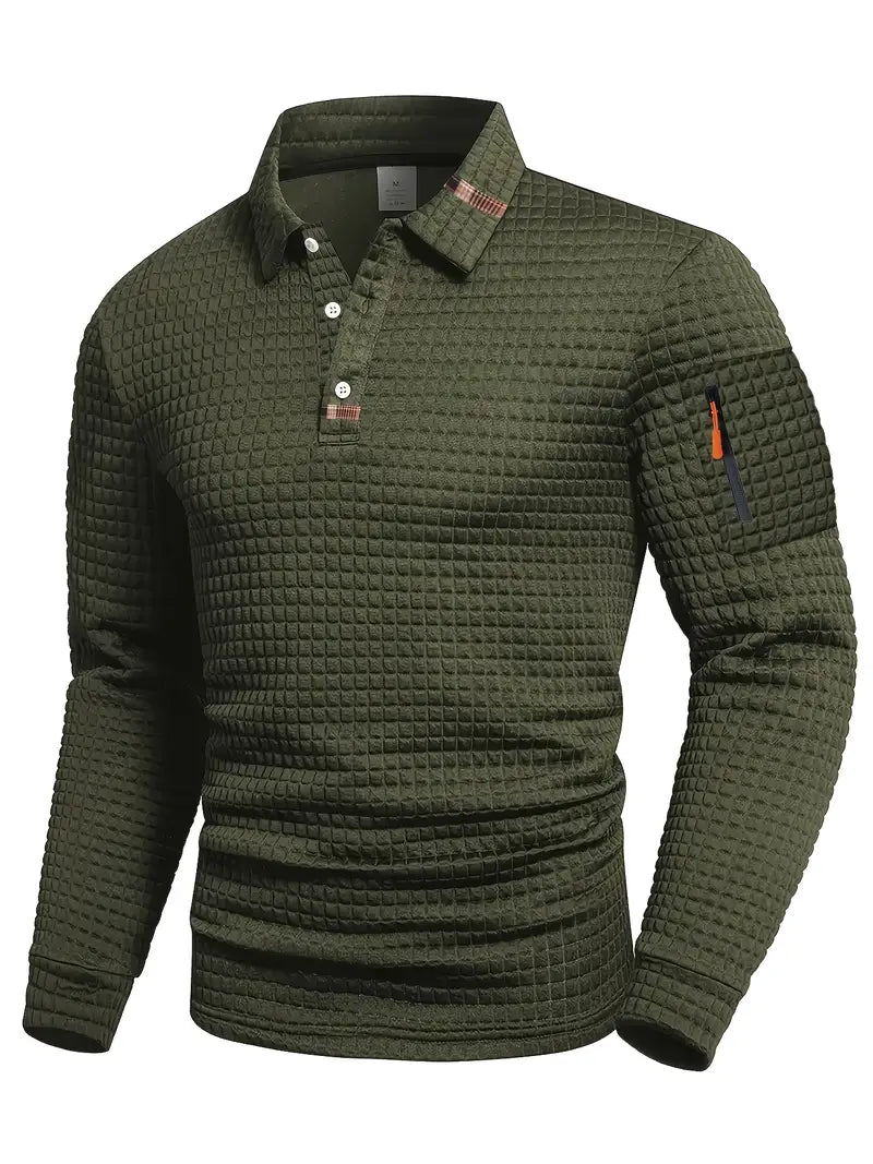 Aaron™ | Classic Polo Shirt with Sleeve Pocket