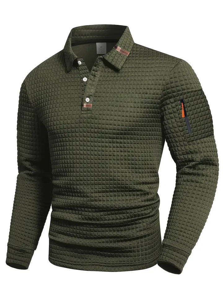 Aaron™ | Classic Polo Shirt with Sleeve Pocket