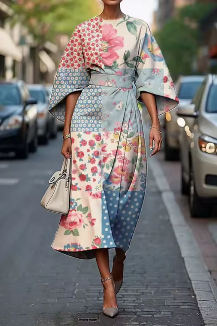 Carol | Elegant Floral Dress