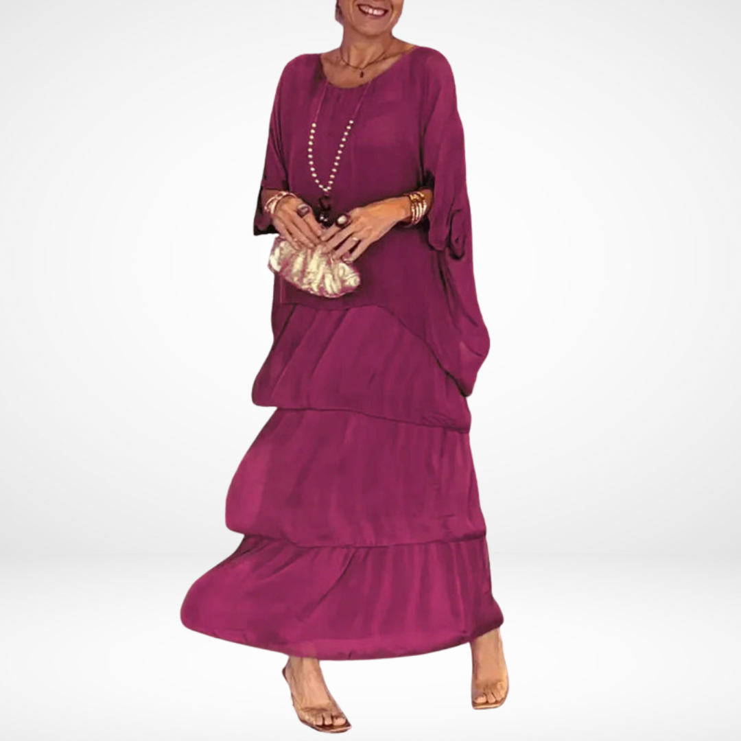 Beverly | Artistic Loose Maxi Dress