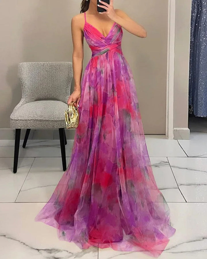 Giselle – Enchanting Floral Maxi Dress