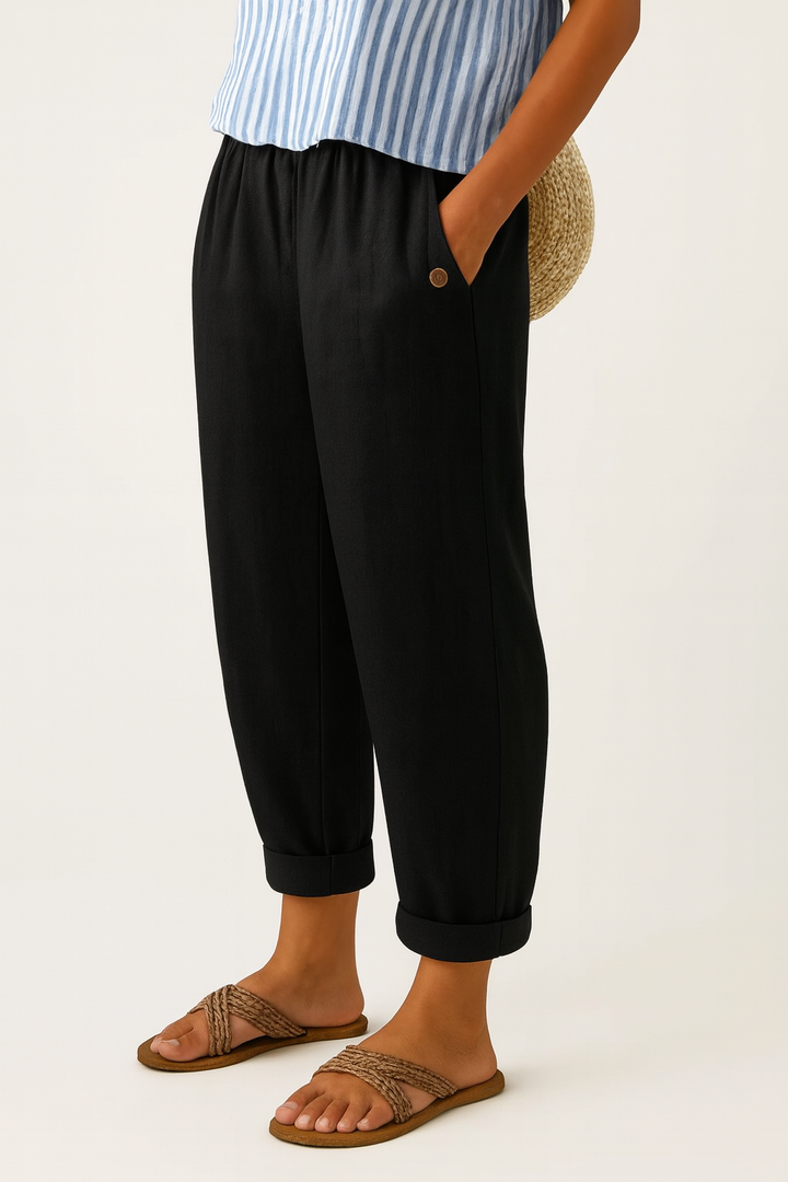 Lorraine | Timeless Everyday Cotton Trousers
