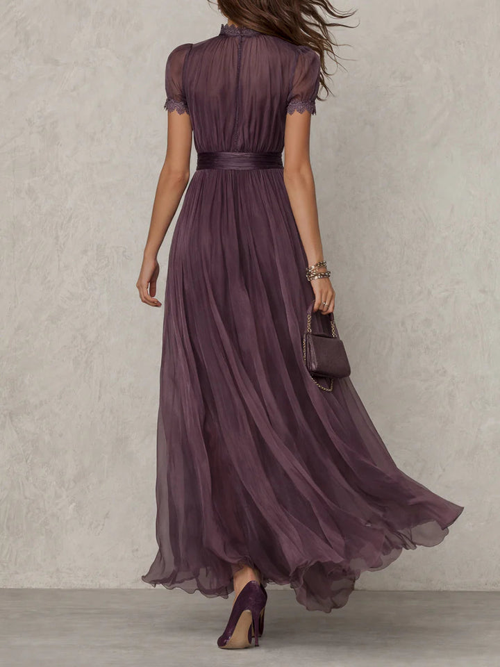 Ashley | Elegant Vintage Chiffon Maxi Dress