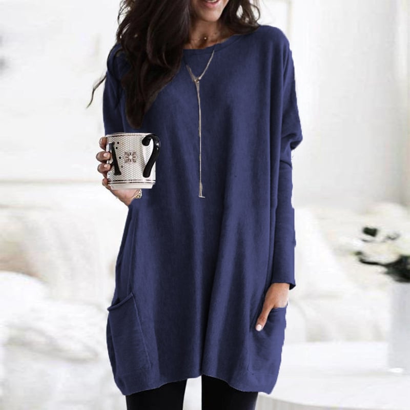 DORIS™ – Comfortable Long Sweater with Pockets for Women