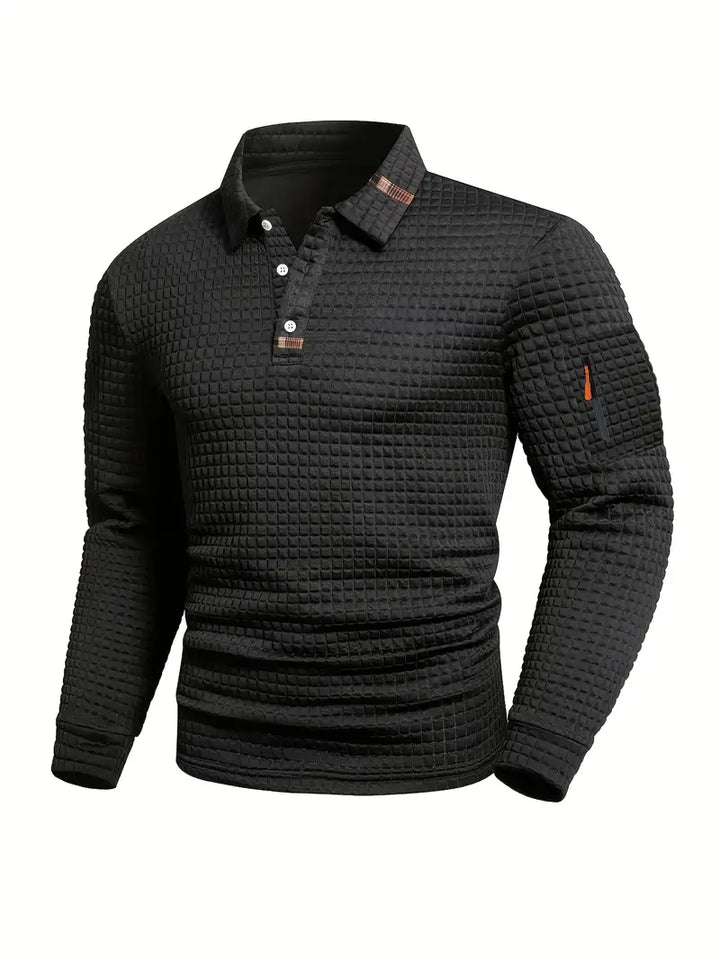 Aaron™ | Classic Polo Shirt with Sleeve Pocket