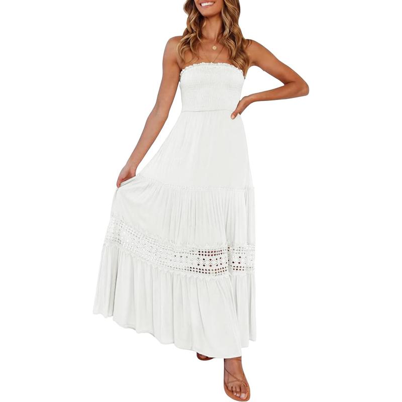 ARIETTA™ – Simple Comfy Sleeveless Tube Summer Maxi Dress