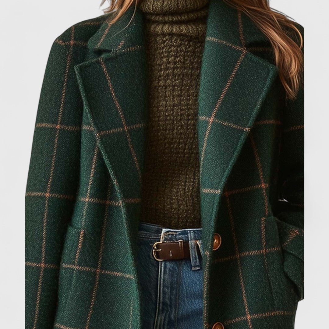 Roisín | Heritage Check Coat