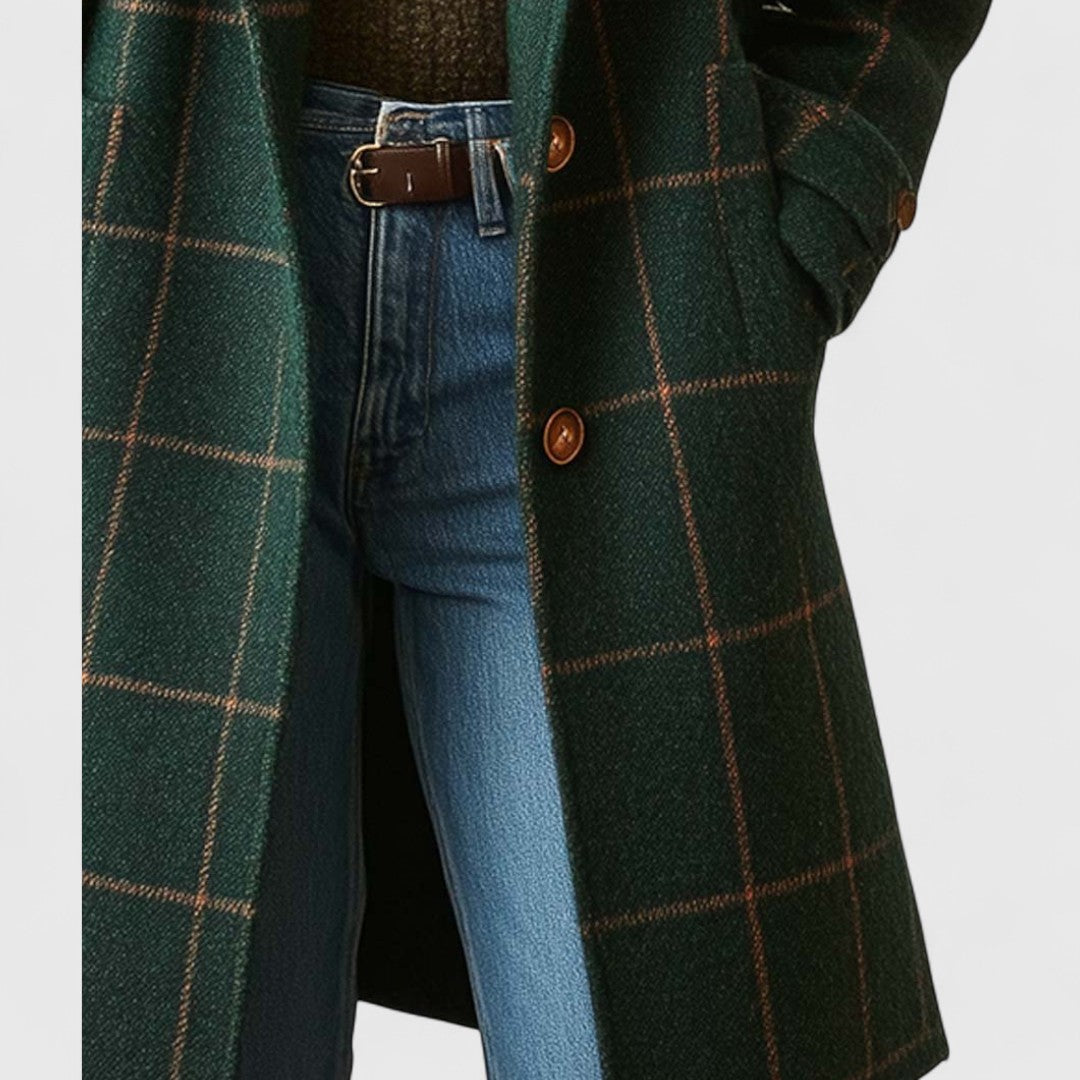 Roisín | Heritage Check Coat